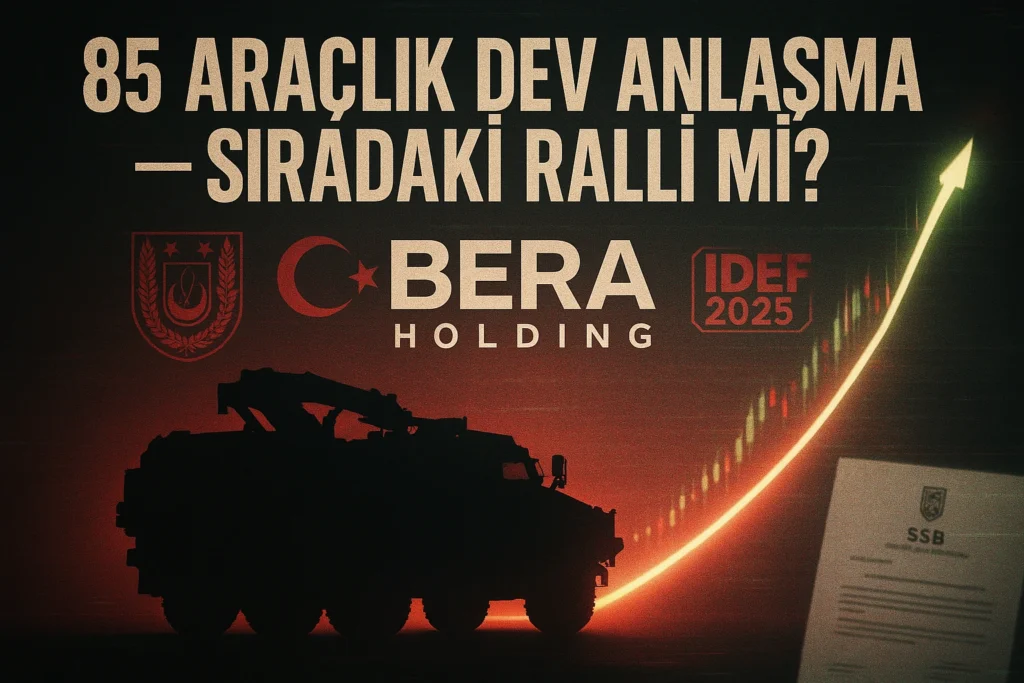 BERA Holding Savunma Sözleşmesi İmzaladı: 85 Çekici-Kurtarıcı Aracı ile Hissede Yeni Dönem Başlıyor