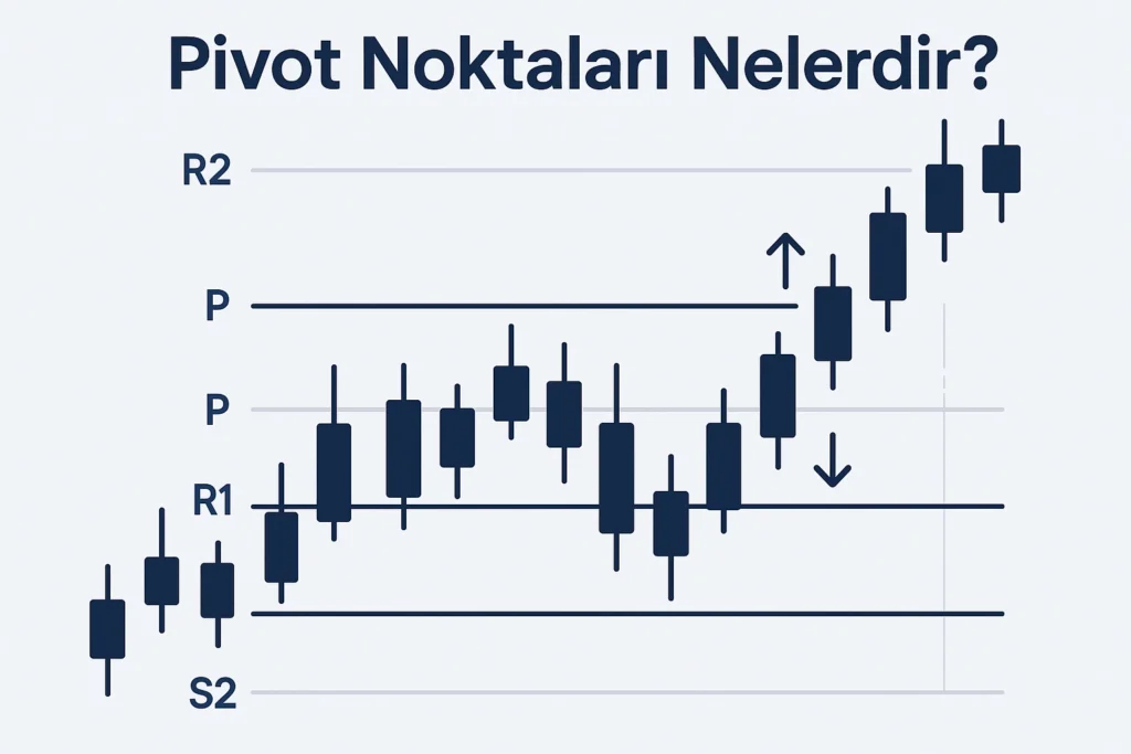 Pivot noktaları nedir? Destek-direnç hesaplama, formüller, trading stratejileri ve uzman ipuçları. BorsaAtlas'tan kapsamlı rehber.