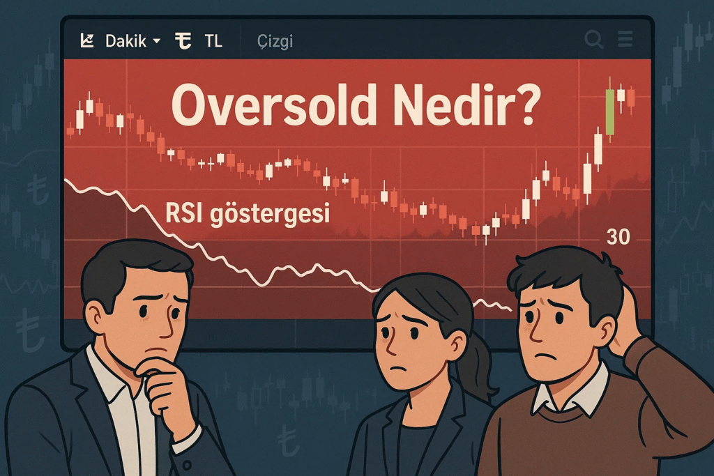 Oversold, bir finansal varlığın fiyatının, piyasa koşulları ya da yatırımcı davranışları nedeniyle kısa sürede aşırı ve hızlı bir şekilde düşmesi durumunu ifade eder. Bu durum, varlığın gerçek değerinin altında işlem gördüğü anlamına gelir ve genellikle teknik analizde fiyatların geri dönebileceği bir sinyal olarak değerlendirilir. Yatırımcılar için oversold, potansiyel alım fırsatlarının belirdiği kritik bir aşamadır. Aşırı satım durumu, sadece fiyat hareketlerinden ibaret değildir; aynı zamanda piyasa psikolojisinin de bir yansımasıdır. Panik satışları, kötü haberler veya genel endişeler bu durumu tetikleyebilir. Ancak oversold sinyali, mutlaka fiyatların hemen yükseleceği anlamına gelmez; bu nedenle diğer teknik göstergelerle desteklenmesi büyük önem taşır.