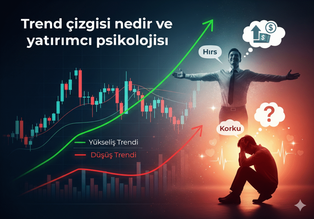 Trend çizgisi nedir, fiyat grafiklerindeki noktaları birleştirerek piyasa yönünü ve destek/direnç seviyelerini gösterir; yatırım kararlarında yardımcı olur.