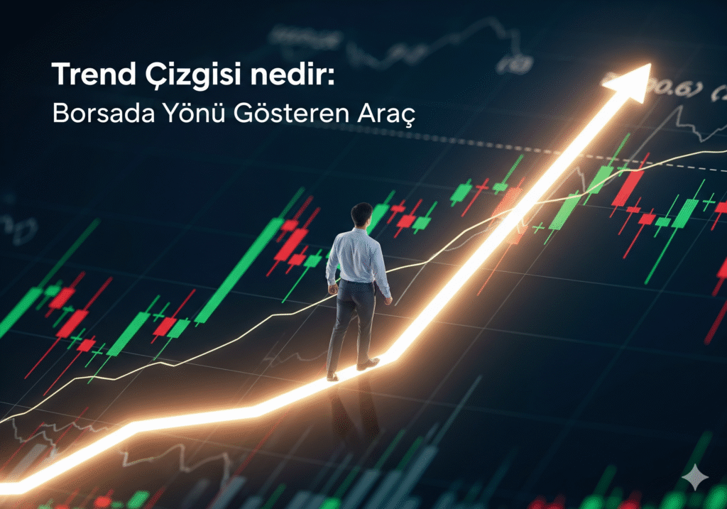 Trend çizgisi nedir, fiyat grafiklerindeki noktaları birleştirerek piyasa yönünü ve destek/direnç seviyelerini gösterir; yatırım kararlarında yardımcı olur.