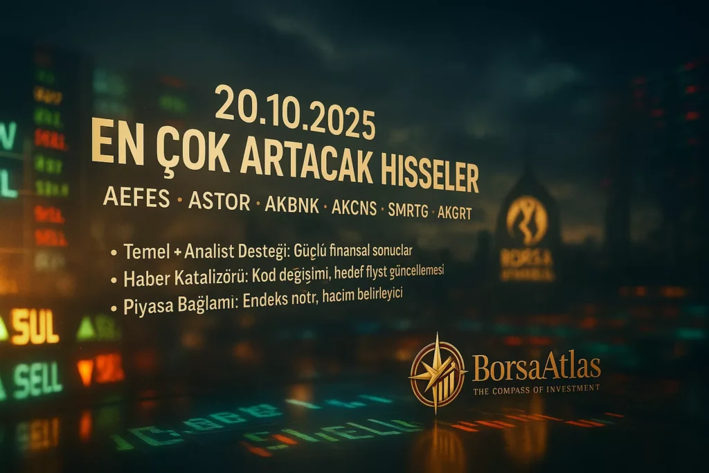 bugün en çok artacak hisseler