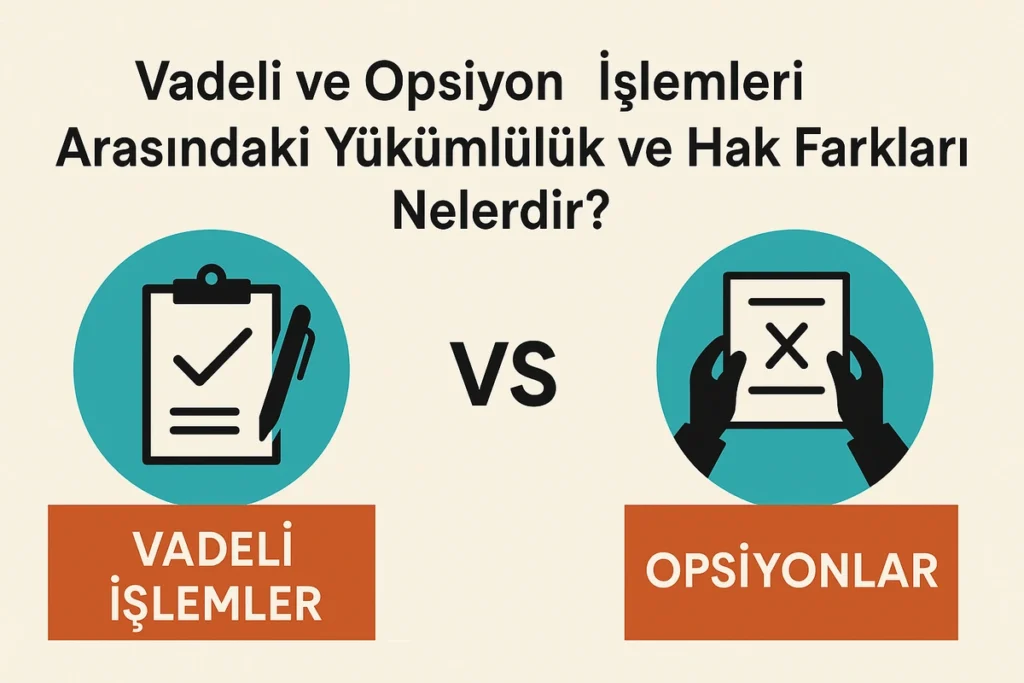 Vadeli ve opsiyon işlemleri farkları nelerdir?