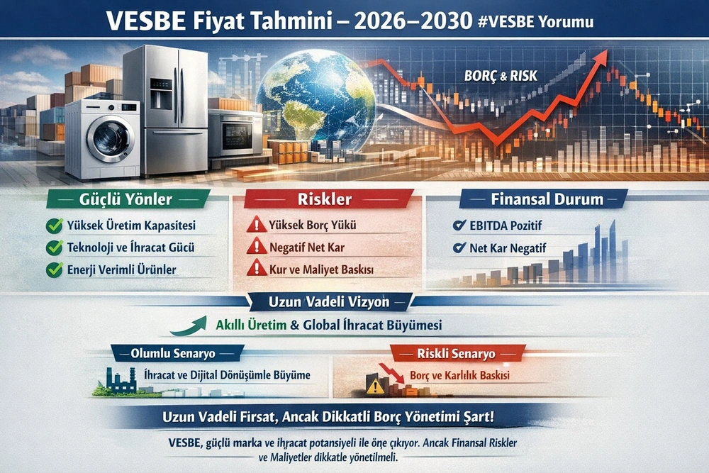 VESBE Yorum ve Vestel Beyaz Eşya 2026-2030 Hedef Fiyatlar
