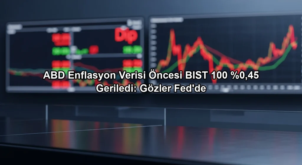 ABD Enflasyon Verisi Öncesi BIST 100 %0,45 Geriledi: Gözler Fed'de