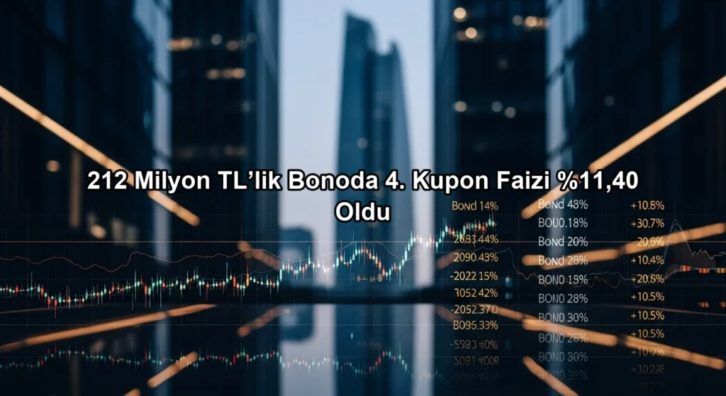 212 Milyon TL’lik Bonoda 4. Kupon Faizi ,40 Oldu konulu borsa ve yatirim haber gorseli