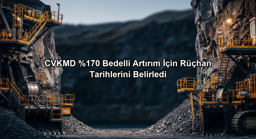 CVKMD 0 Bedelli Artırım İçin Rüçhan Tarihlerini Belirledi konulu borsa ve yatirim haber gorseli