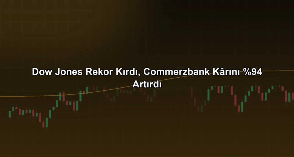 Modern bir borsa salonunda gece vakti parlayan dijital veri ekranları ve finansal grafikler.