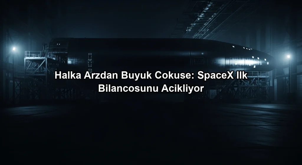 Halka Arzdan Buyuk Cokuse: SpaceX Ilk Bilancosunu Acikliyor konulu borsa ve yatirim haber gorseli