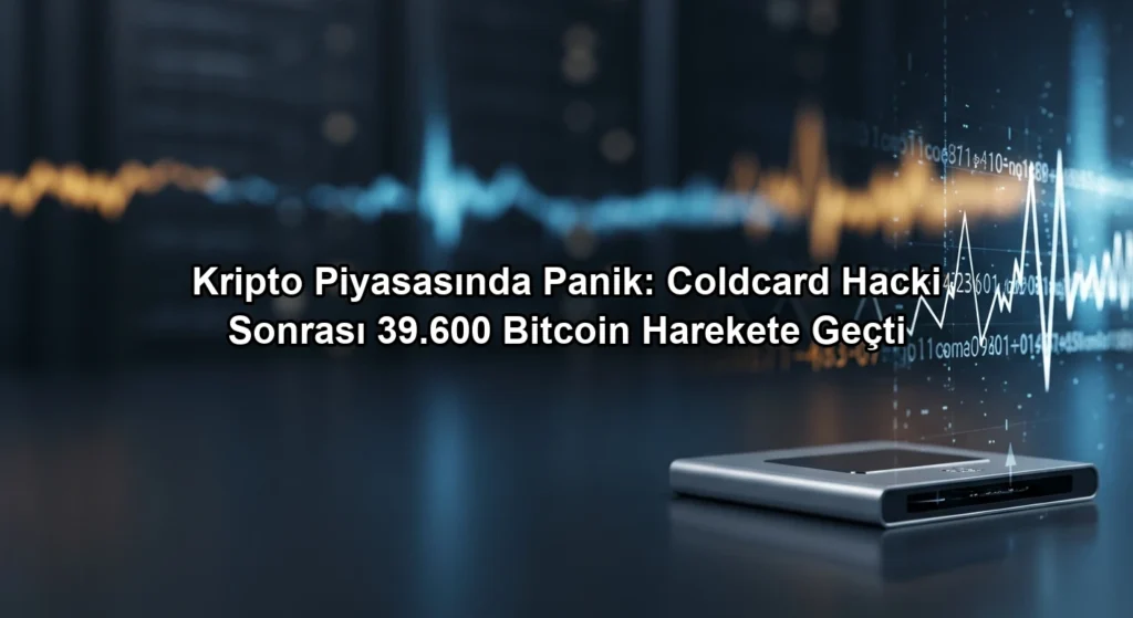 Kripto Piyasasında Panik: Coldcard Hacki Sonrası 39.600 Bitcoin Harekete Geçti
