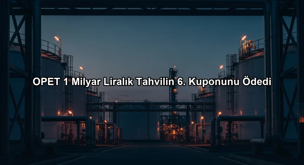 OPET 1 Milyar Liralık Tahvilin 6. Kuponunu Ödedi konulu borsa ve yatirim haber gorseli