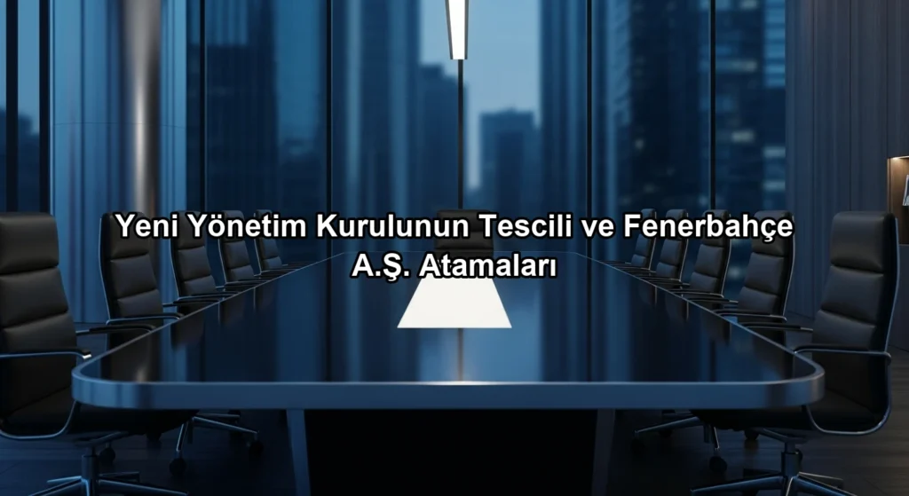 Yeni Yönetim Kurulunun Tescili ve Fenerbahçe A.Ş. Atamaları konulu borsa ve yatirim haber gorseli