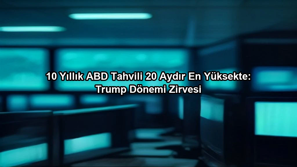 10 Yıllık ABD Tahvili 20 Aydır En Yüksekte: Trump Dönemi Zirvesi konulu borsa ve yatirim haber gorseli