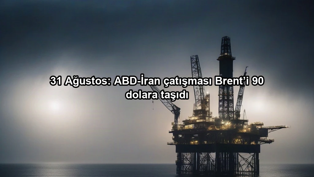 31 Ağustos: ABD-İran çatışması Brent’i 90 dolara taşıdı konulu borsa ve yatirim haber gorseli