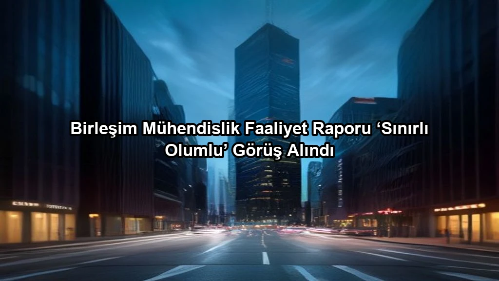 Birleşim Mühendislik Faaliyet Raporu ‘Sınırlı Olumlu’ Görüş Alındı